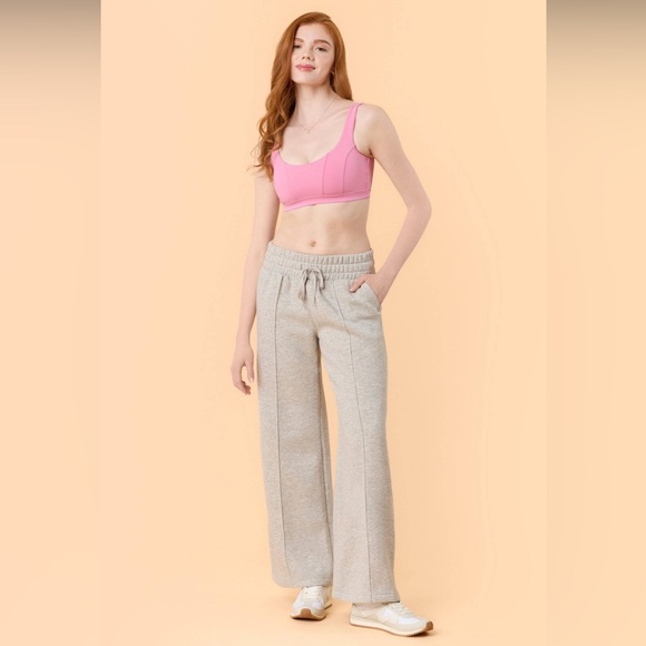 NWT! Blogilates Travel Trouser Sweatpants • Grey • Women’s Small - Picture 6 of 7